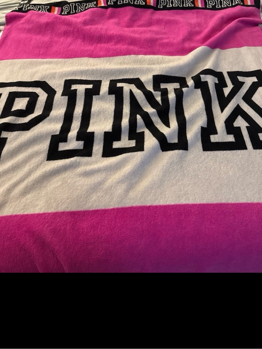 PINK Victoria's Secret Throw Blanket
